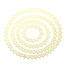 4pcs Metal Cutting Dies Stencil for DIY Scrapbooking Photo (Elliptical Star-2524)