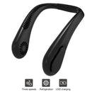 Portable Neck Fan-Ultra Quiet Air Cooler Outdoor Mute Leafless Ventilador
