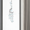 Crystal Moon Star Wind Chime Pendant Colorful Hanging Drop Garden Decor (A)