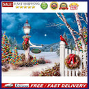 5D Kit Rhinestone Pictures DIY Snow Christmas Full Round Drill Diamond Painti