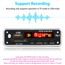 2 X 25W Stereo USB TF FM Radio Module Color Screen Decoding Board Module for Car