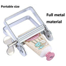 Toothpaste Squeezer Tool Dispenser Metal Paint Tube Wringer! Z0Y 2Q6W Roll H4Z3