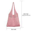 Knitting Women Underarm Shoulder Bag Large Capacity Totes Hobo Shopping Purses