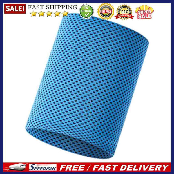 Wrist Sweatband Quick Drying Tennis Sport Cooling Wristband Wrist Brace Suppo