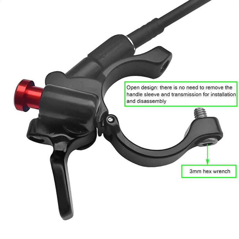 Lockout Wire Control Lever MTB Bike Suspension Front Fork Controller Switch
