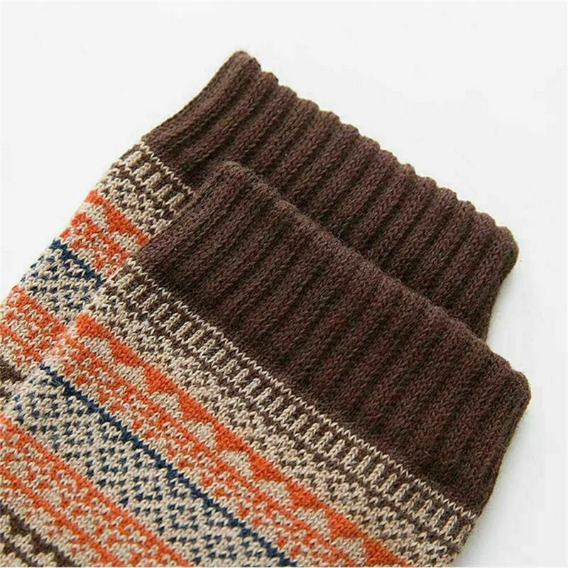 Women Men Thick Rich Wool Sock Thermal Socks Hike Chunky Sock Winter Autumn