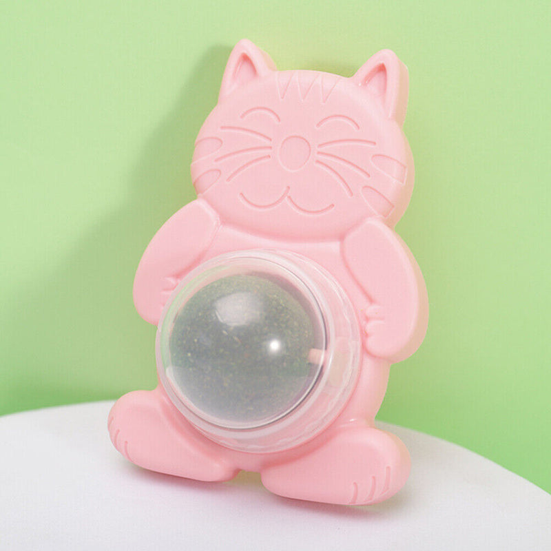 #A Spinning Cat Catnip Toys Removes Hair Balls Molar Teeth Energy Ball Pet Suppl