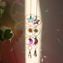 Metal Rainbow Collection Hanging Star Moon Crystal Prisms Home Decor (36) Newly