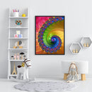 5D DIY Full Round Drill Diamond Paint Swirl Mosaic Rhinestone Drawing Picture