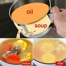 1X Steel Gravy Oil Grease Soup Separator Strainer Bowl Cookware F4L3 X6R1