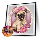 5D DIY Full Drill Diamond Painting Dog Cross Stitch Craft Kit Bedroom Home Decor