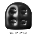 2pcs Inflatable Cushion Tub Anti-Hemorrhoids Inflatable Seat Pad (Black)