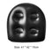 2pcs Inflatable Cushion Tub Anti-Hemorrhoids Inflatable Seat Pad (Black)
