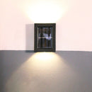 2pcs LED Solar Light Outdoor Wall Lamp for Garden Yard Decor (Warm Light) Newly