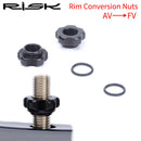 MTB Bike Presta Valve Nut with Installation Wrench Road Bike Tubeless Tire Tools