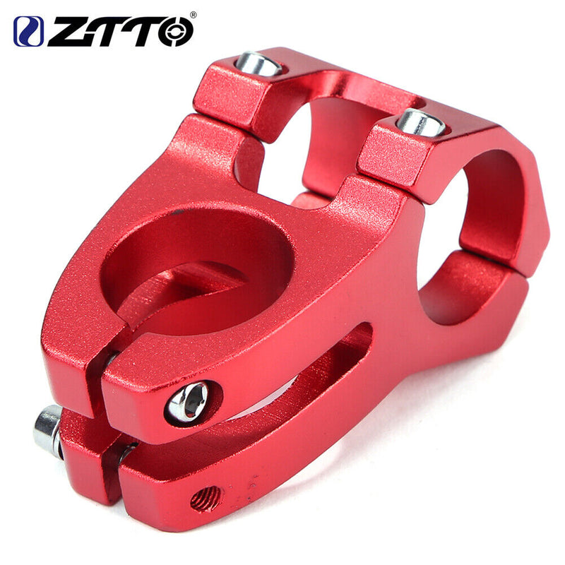 ZTTO Cycling Stem Bicycle Aluminium 31.8mm MTB Bike Handlebar Stem (Red) Newly