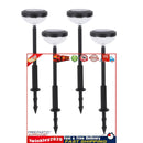 Bright Solar Pathway Lights Set Long Lighting Time Lamp (4pcs Warm RGB) Newly