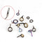 Steel 2.5#-10# Single Leg Eye Ceramic Ring Tip Repair Kit Fishing Rod Guide