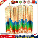 10pcs Rainbow Four-Color Lead Wooden Pencil Students DIY Graffiti Pencil Newly