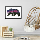11CT Printed Partial Cross Stitch Handcraft Star Bear Artwork Wall Decor