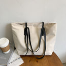 Fashion Big Capacity Shoulder Bag Nylon Waterproof Handbag Simple Shopping Totes