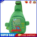 Kids Chest Bag Cute Fanny Cartoon Baby Cross-body Money Pouch (Green Car)
