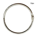 12pcs/bag Mutifunctional Metal Key Chain Outdoor Camping Travel Tent Fixed