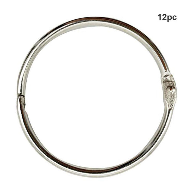 12pcs/bag Mutifunctional Metal Key Chain Outdoor Camping Travel Tent Fixed