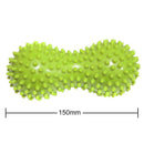 Peanut Shape Massage Ball Stress Relax Body Spiky Massager (Light Green) Newly