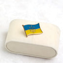 Men Women Ukrainian Flag Medal Symbol Pattern Pin Jewelry Accessories Gifts