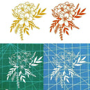 Flower Leaves DIY Metal Cutting Dies Stencil Scrapbooking V2M9 Embossing F6W2