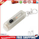 Mini LED EDC Flashlight Fishing Camping Emergency Keychain Light (Luminous)