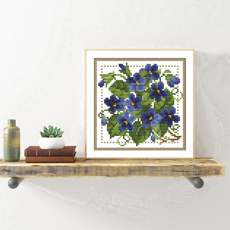 Partial Cross Stitch Kit February 14CT Counted DIY Needlework Decor (H424)