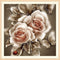 Rose 5D Diamond Painting Embroidery DIY Craft Cross Stitch Home Decor(Brown
