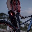LED Bike Taillight USB Rechargeable Smart Brake Sensing Night Riding Rear Lights
