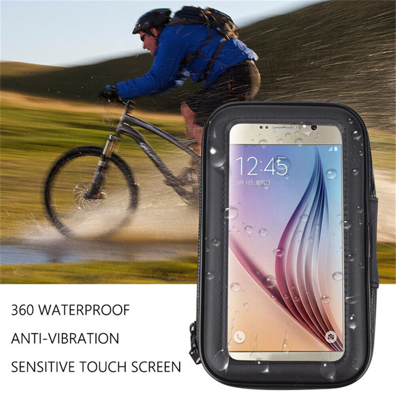Bicycle Head Tube Handleable Phone Bag Cycling Touch Screen Cell Phone Holders