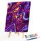 DIY Irregular Art Frameless Oil Paint by Numbers Kit Picture Handpainted Decor