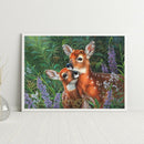 5D DIY Diamond Painting Kits Animals Full Round Rhinestone Mosaic Wall Art