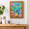 Dragonfly in Flower Oil Paint By Number DIY Handpainted on Canvas Wall Art