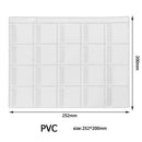 PVC Coin Holder Album Pages Money Storage Collection Book Sheet (20 Pockets