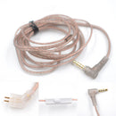 High-Purity Copper Twist Earphone Wire for KZ/CCA ZST ZSR Cord (B with Mic)