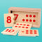 Early Learning Maths Material Number 1-10 Wooden Mathematical Puzzle