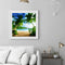 Beach Coconut Tree Oil Paint By Numbers Kits Canvas Picture Wall Art DIY Cr
