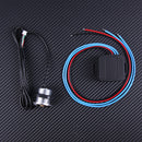 Vehicle Engine Start Press Button Push Switch Ignition Starter Blue Light