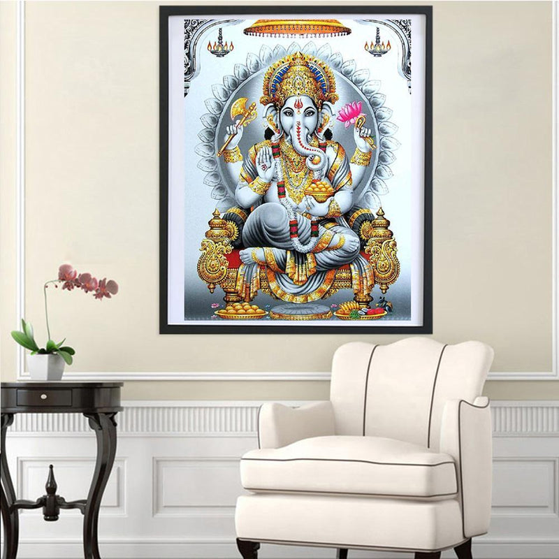 5D DIY Painting Buddha Needlework Diamond Embroidery Rhinestone Home Decor