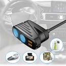 3 Port USB Charging Car Cigarette Lighter Car Charger Socket Phone Charger