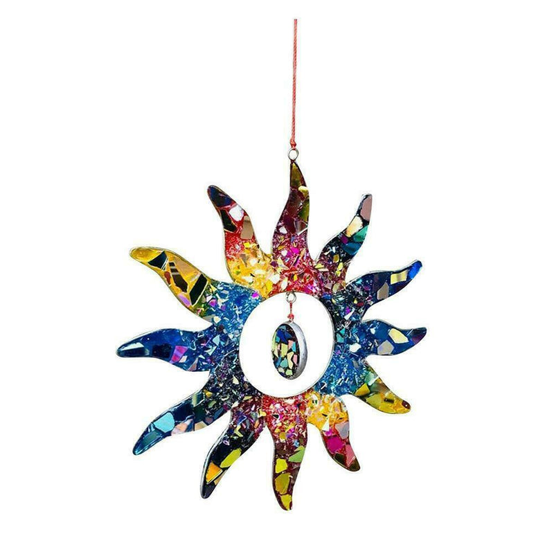 Unique Sun Home Garden Yard Decoration Rainbow Sun Hanging Pendant H0X5