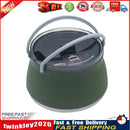Silicone Folding Kettle Portable Tea Cooker Mini Boiling Pot (Dark Green) Newly