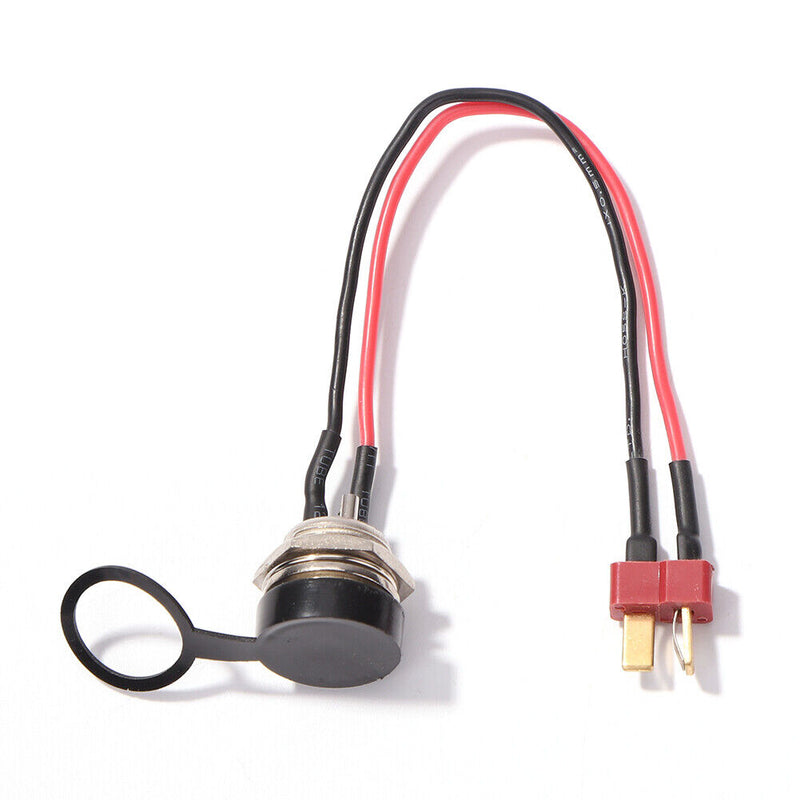 Electric Scooter Parts Power Charger T-head Charging Port Plug for KUGOO M4