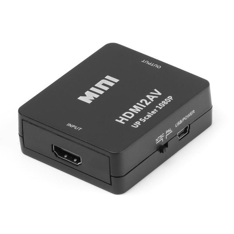 Durable Mini 1080P AV Scart Converter Adapter Connector HDMI to 3 RCA CVBS